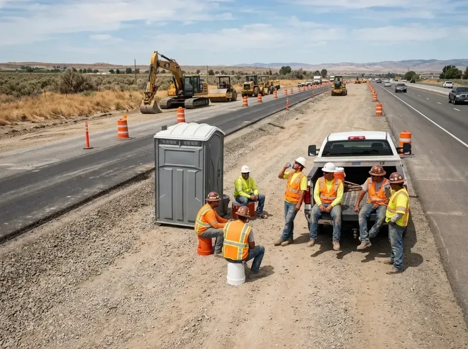 highway-road-construction-crew-007 — frequently asked questions, Porta Potty and Restroom Rentals in Wellington, TX